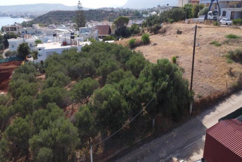 Agioi Apostoli Kreta, Agioi Apostoli: Grundstück mit Meerblick in der Nähe des Stadtzentrums zu verkaufen Grundstück kaufen